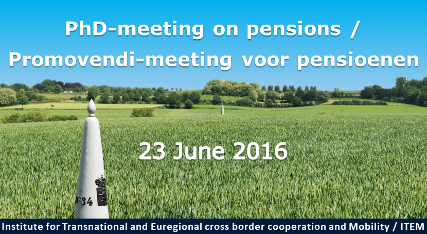 23 Juni Promovendi-meeting