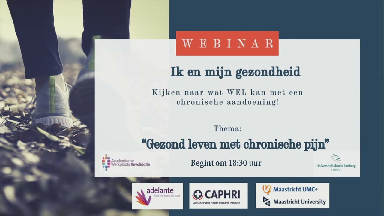 Webinar chronische pijn