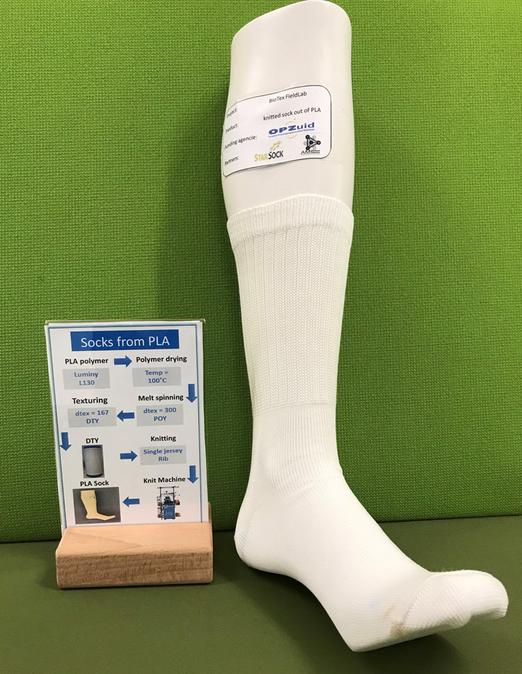 Biobased sock