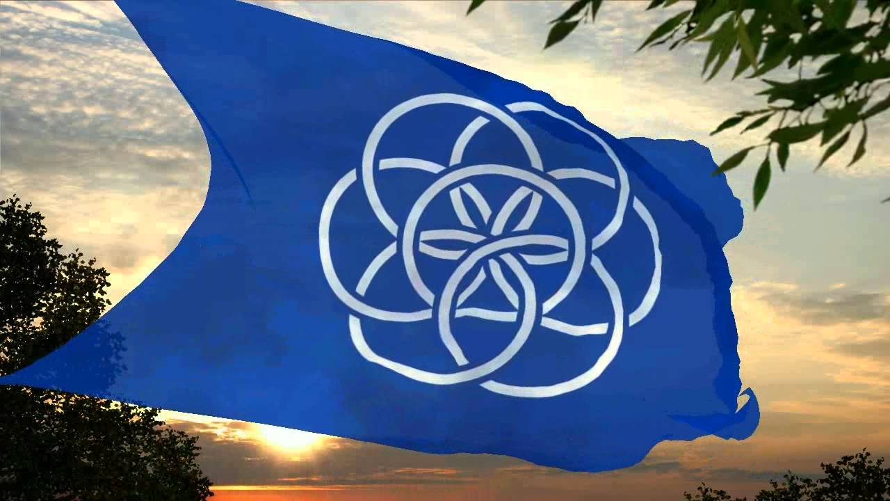 Earth flag by Oscar Pernefelt (2015)