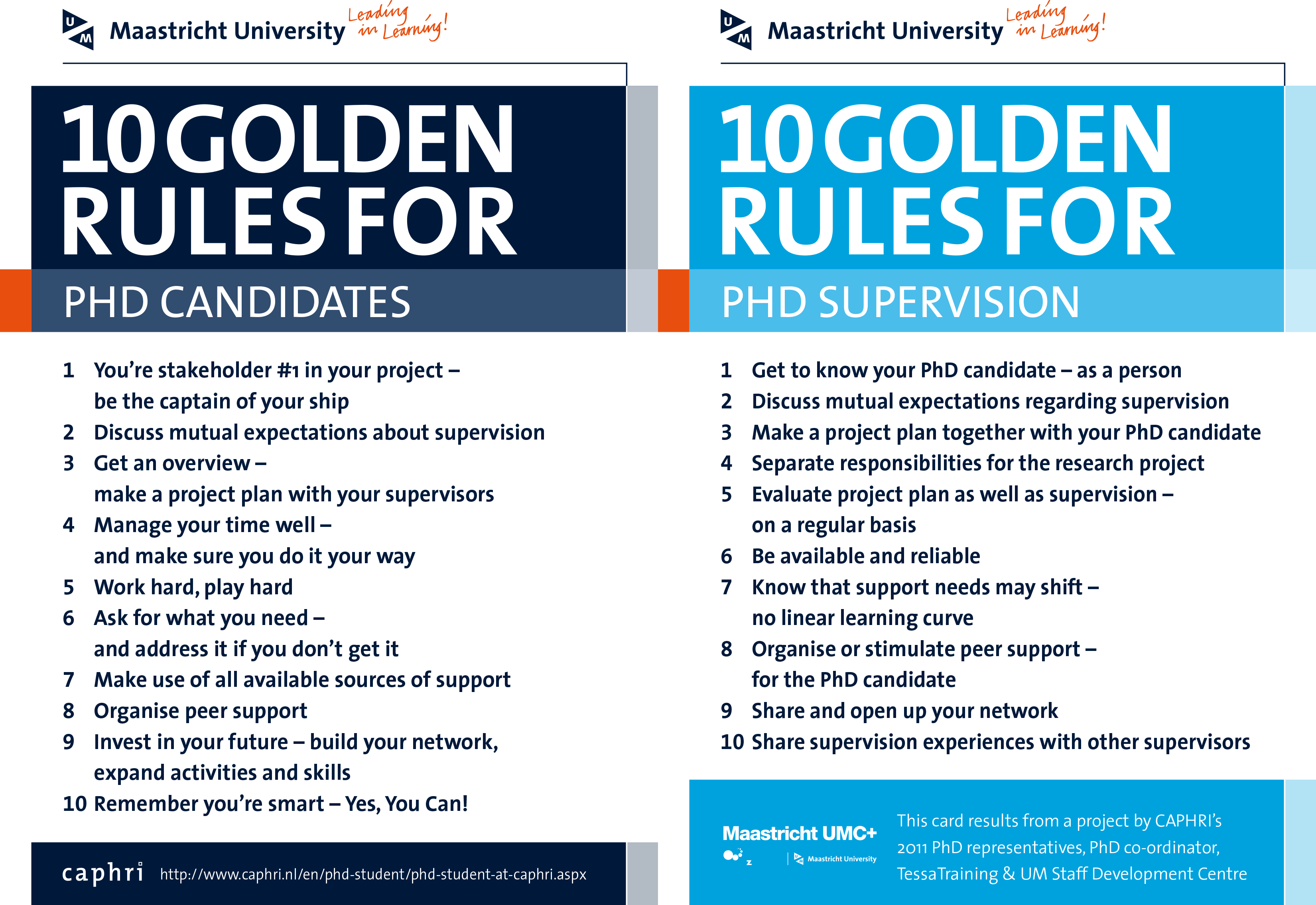 Golden rules
