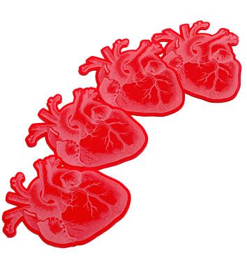 Anatomical Heart coasters