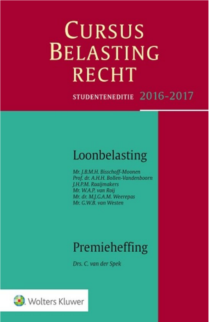 Cursus Belastingrecht Loonbelasting/Premieheffing 
