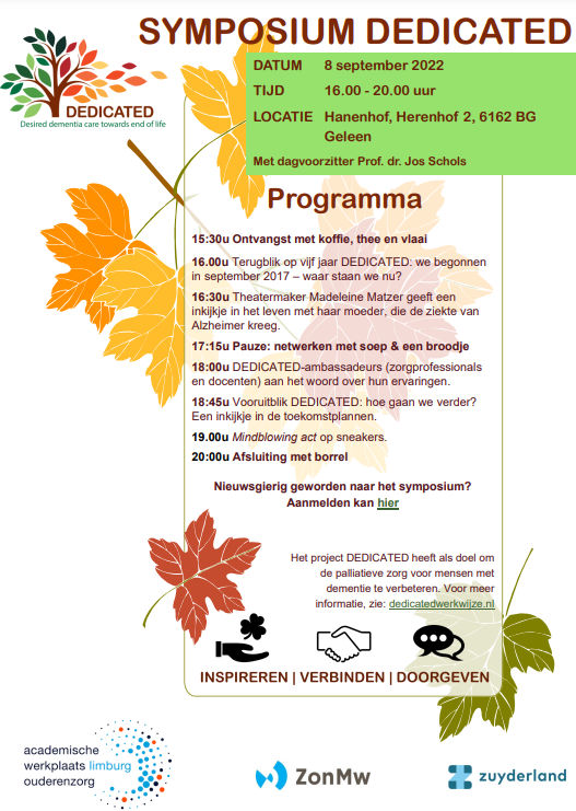 Dedicated symposium programma