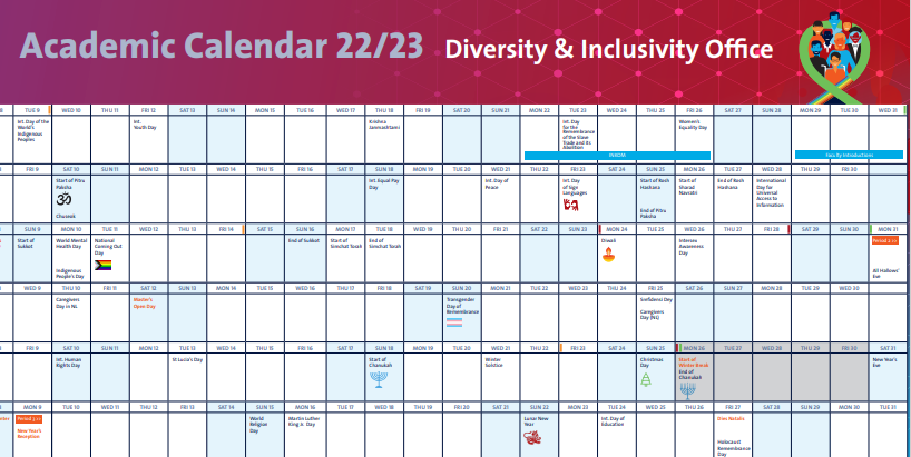 graphic Academic Calendar 22-23
