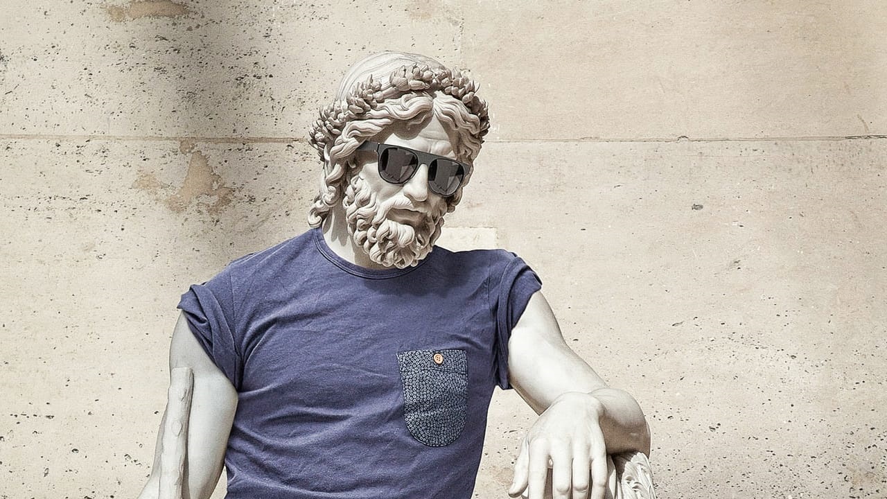hipster statue