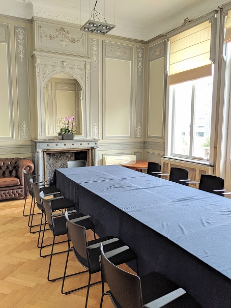 Blue Room - Boardroom style