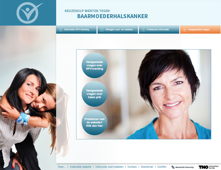KEUZEHULP HPV VACCIN