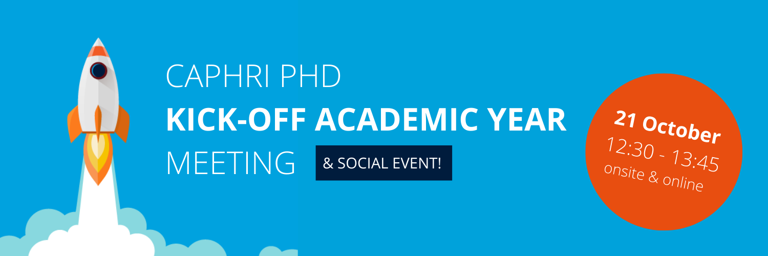 CAPHRI phd kick-off meeting 2022