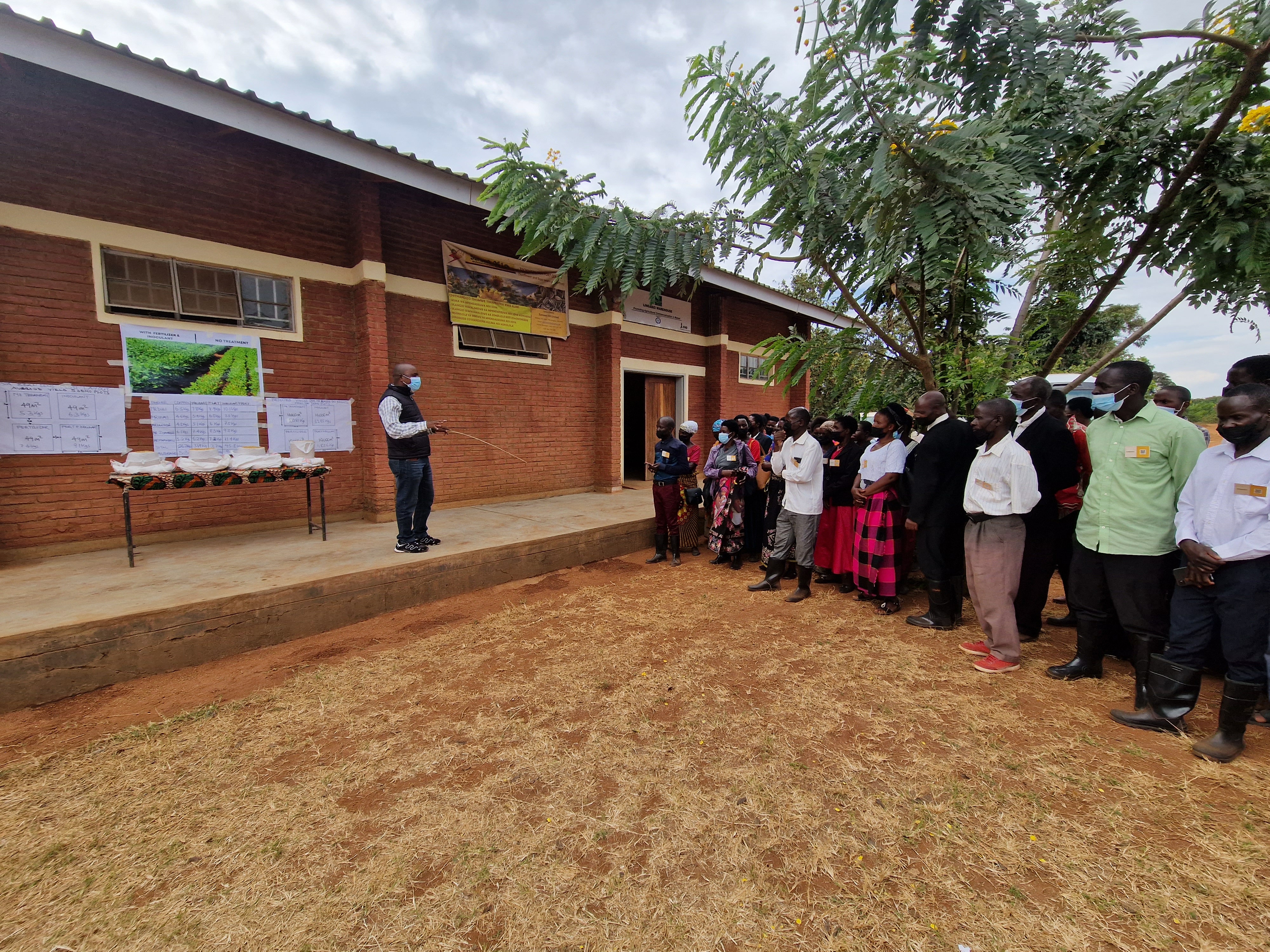 A presentation in Malawi