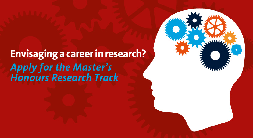 Masters honours research track