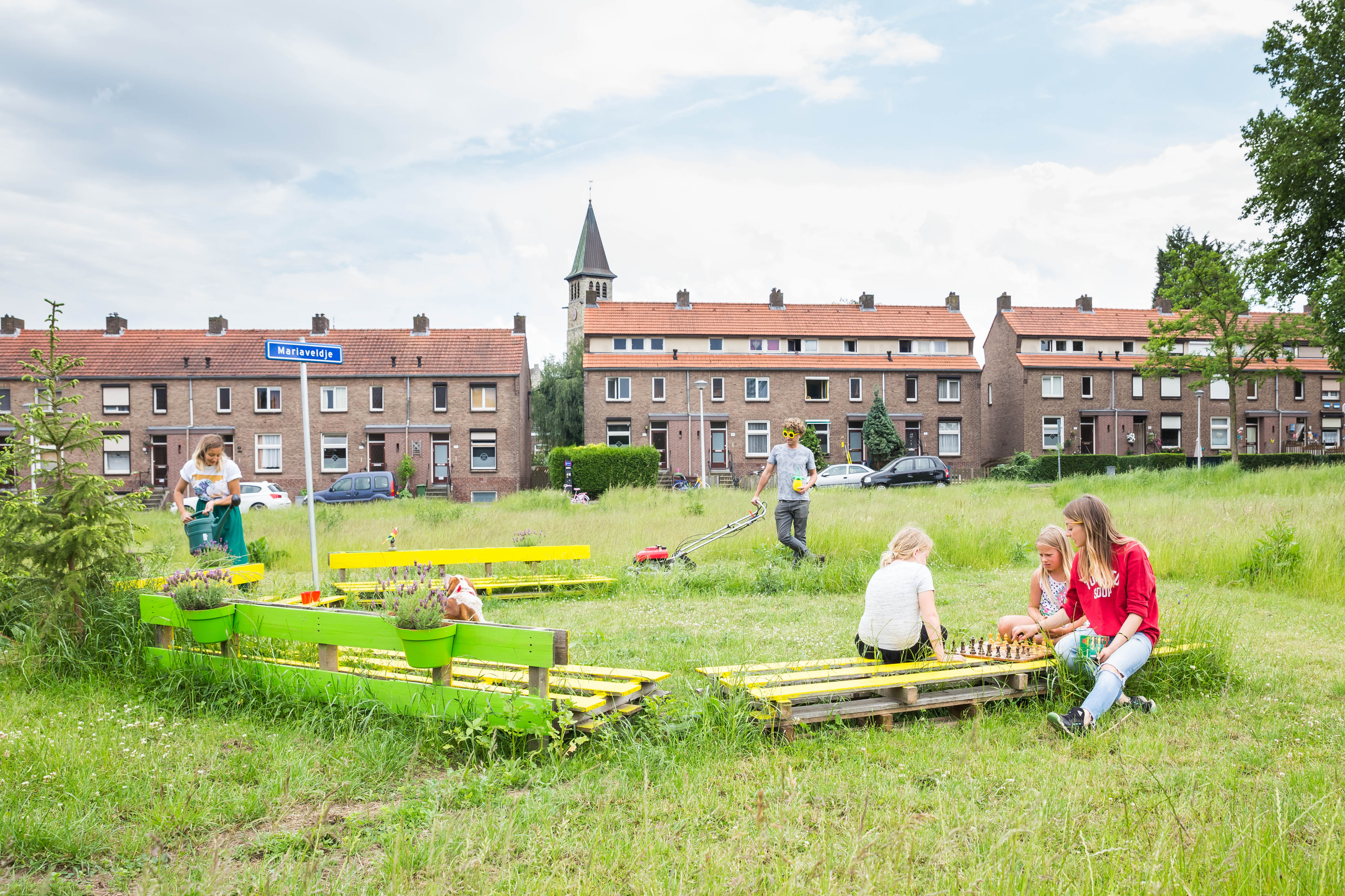 buurttuin mariaberg students going the extra mile