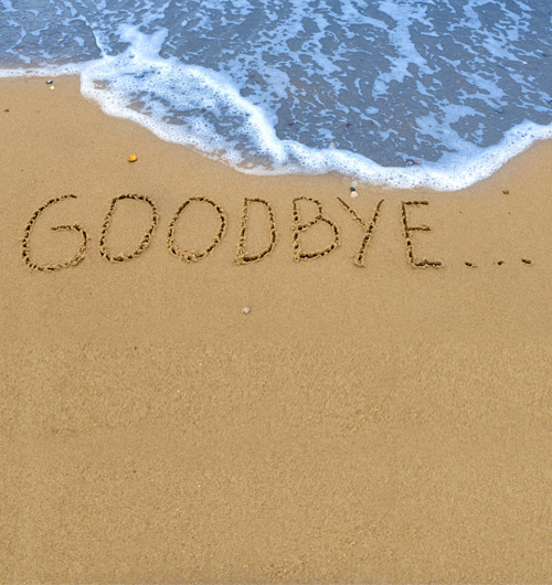 'Brexit' written in beach sand