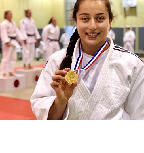 Gold medal for judoka Lisa Müllenberg