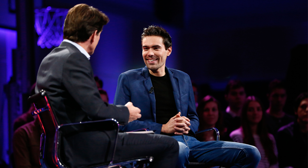 College tour with Tom Dumoulin