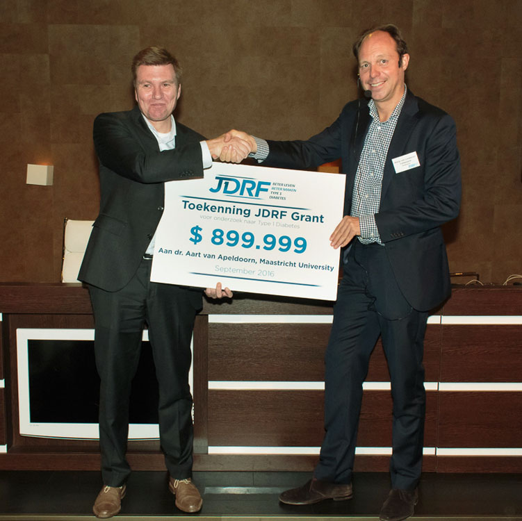 JDRF award Aart van Apeldoorn