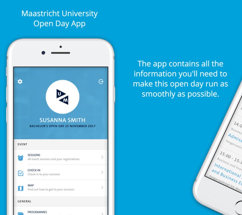 Maastricht University Open Day app