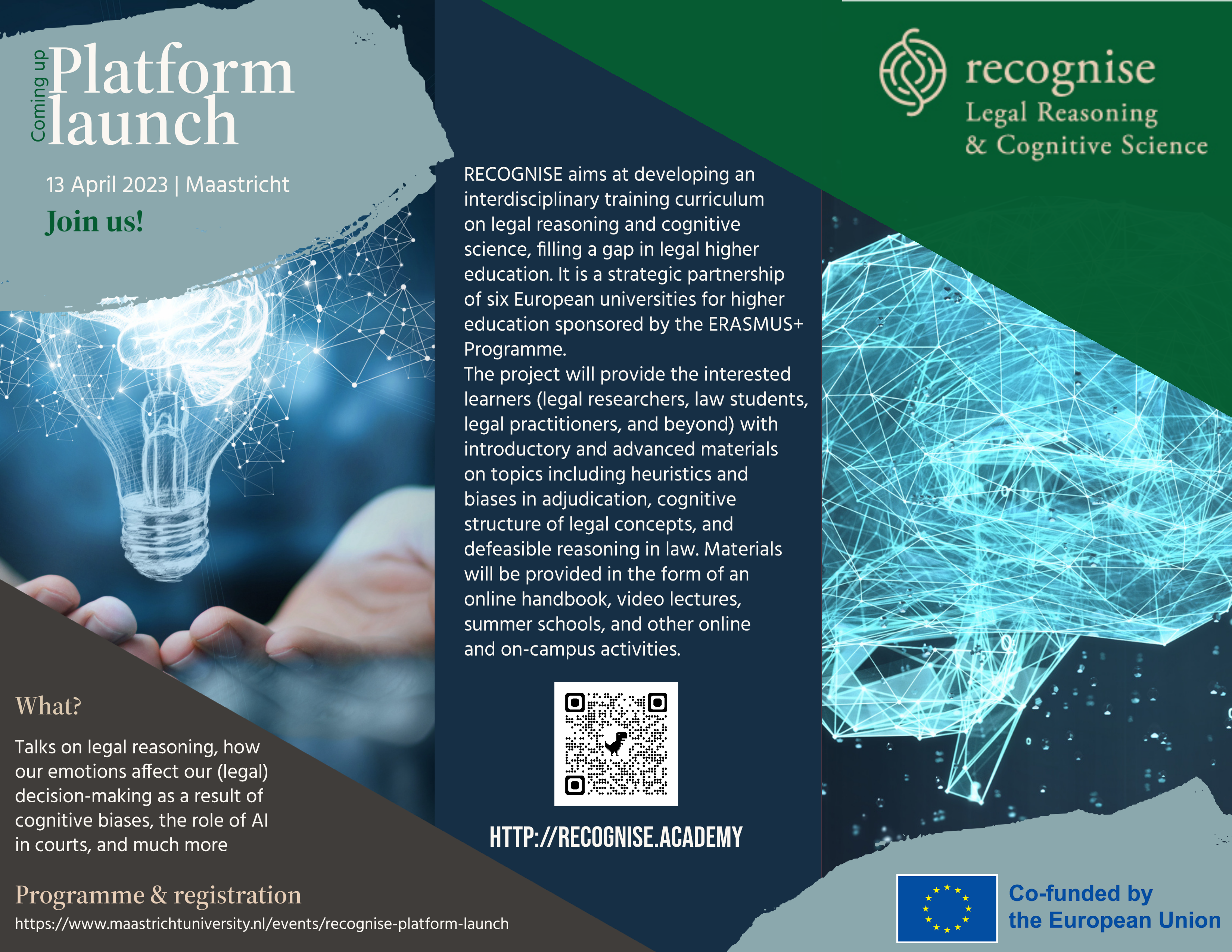 Recognise platform launch flyer