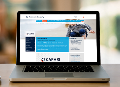 screen CAPHRI website 