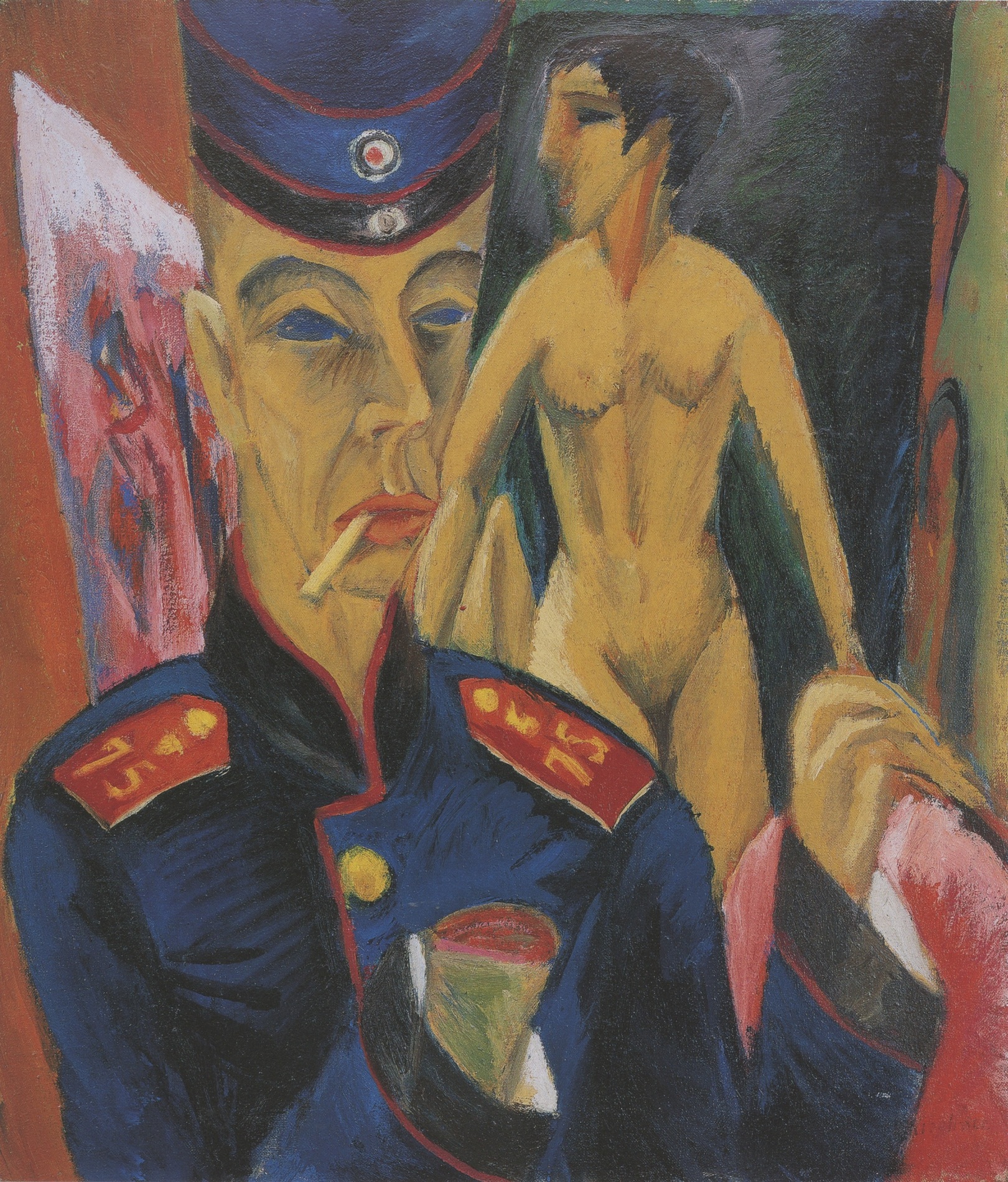 A picture of a work by Kirchner.