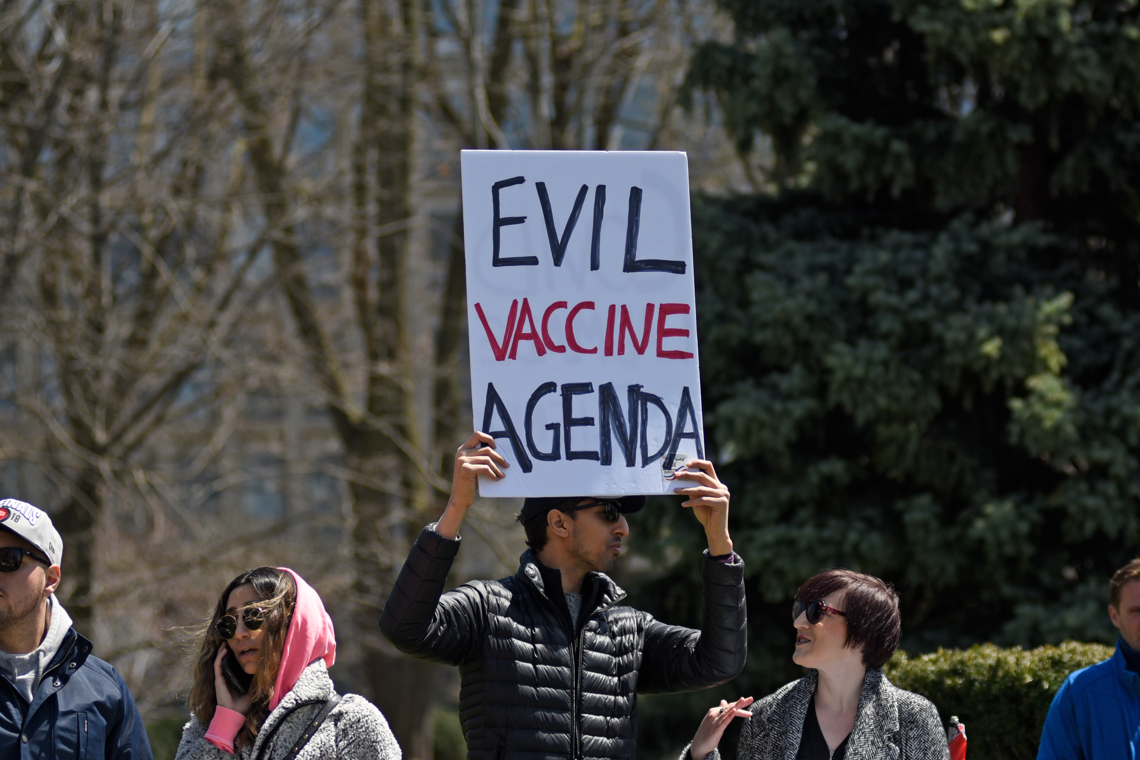 Vaccinatie protest 