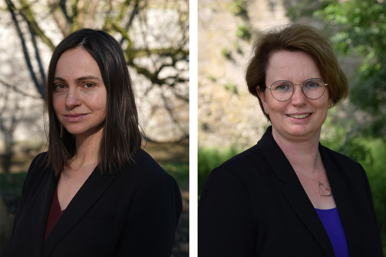 Dr. Kateřina Staňková (left) and Prof. Yvonne van der Meer (right)