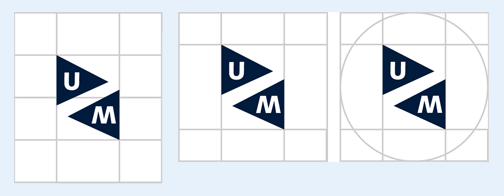 UM logo digital versions without word branding