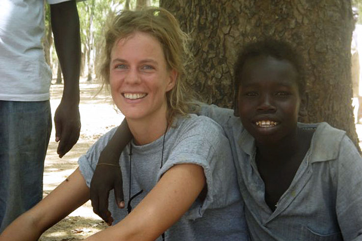 Camielle Noordam in Africa