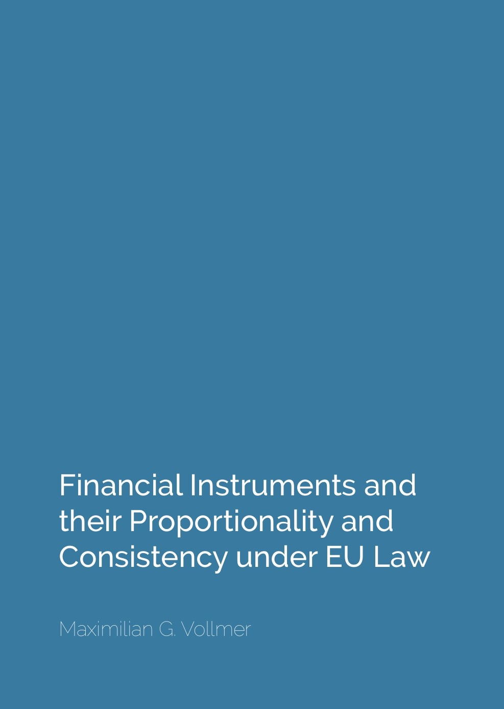 thesis on law and economics vollmer
