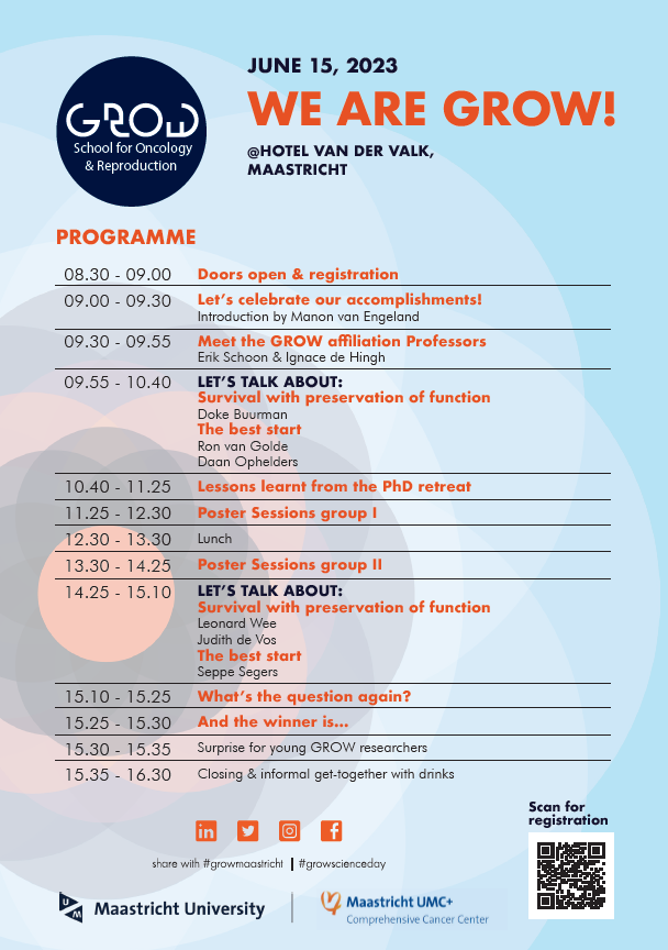 Programme GROW Science Day 2023