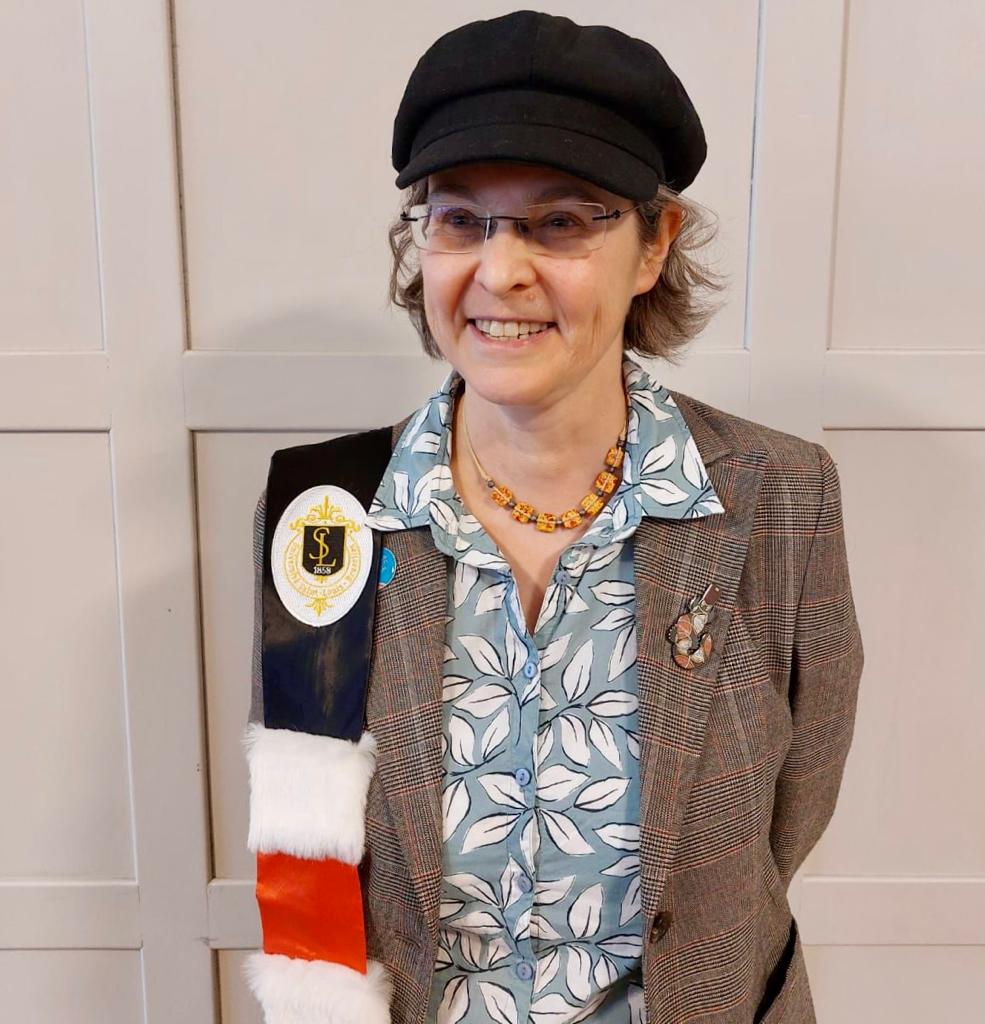 Lisa Waddington wearing the kappa from university of Louvain