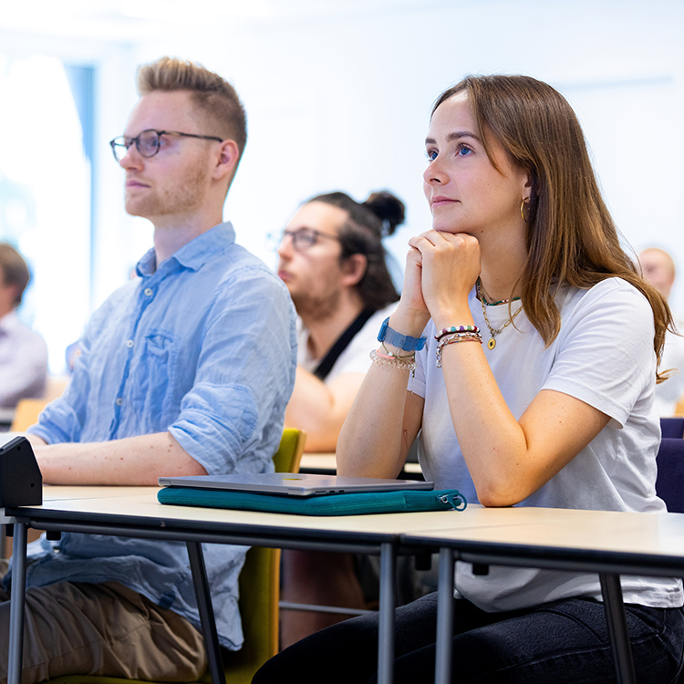 Students in class