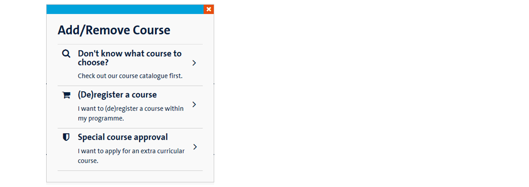 student portal add/remove course