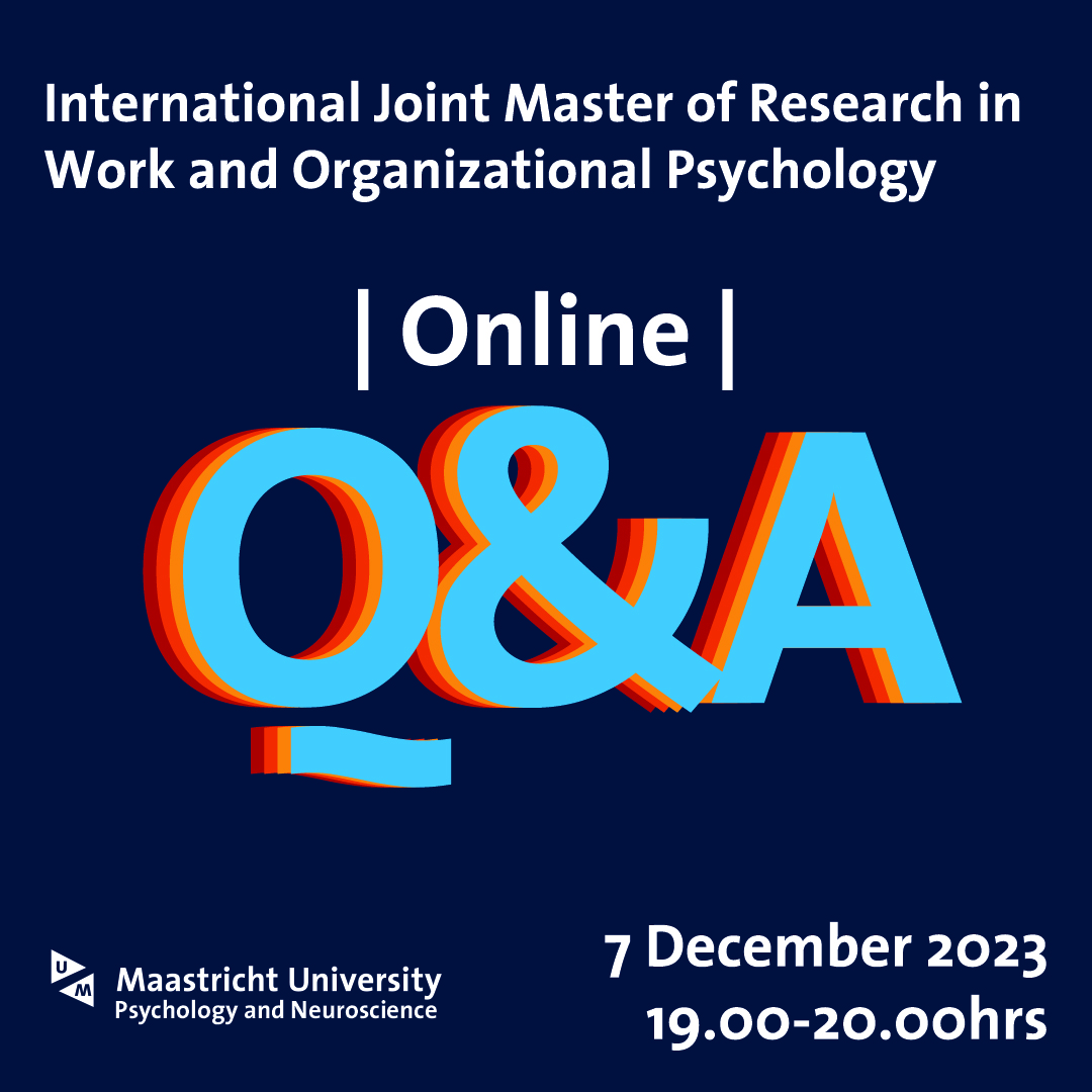 Online Q&A Joint Master