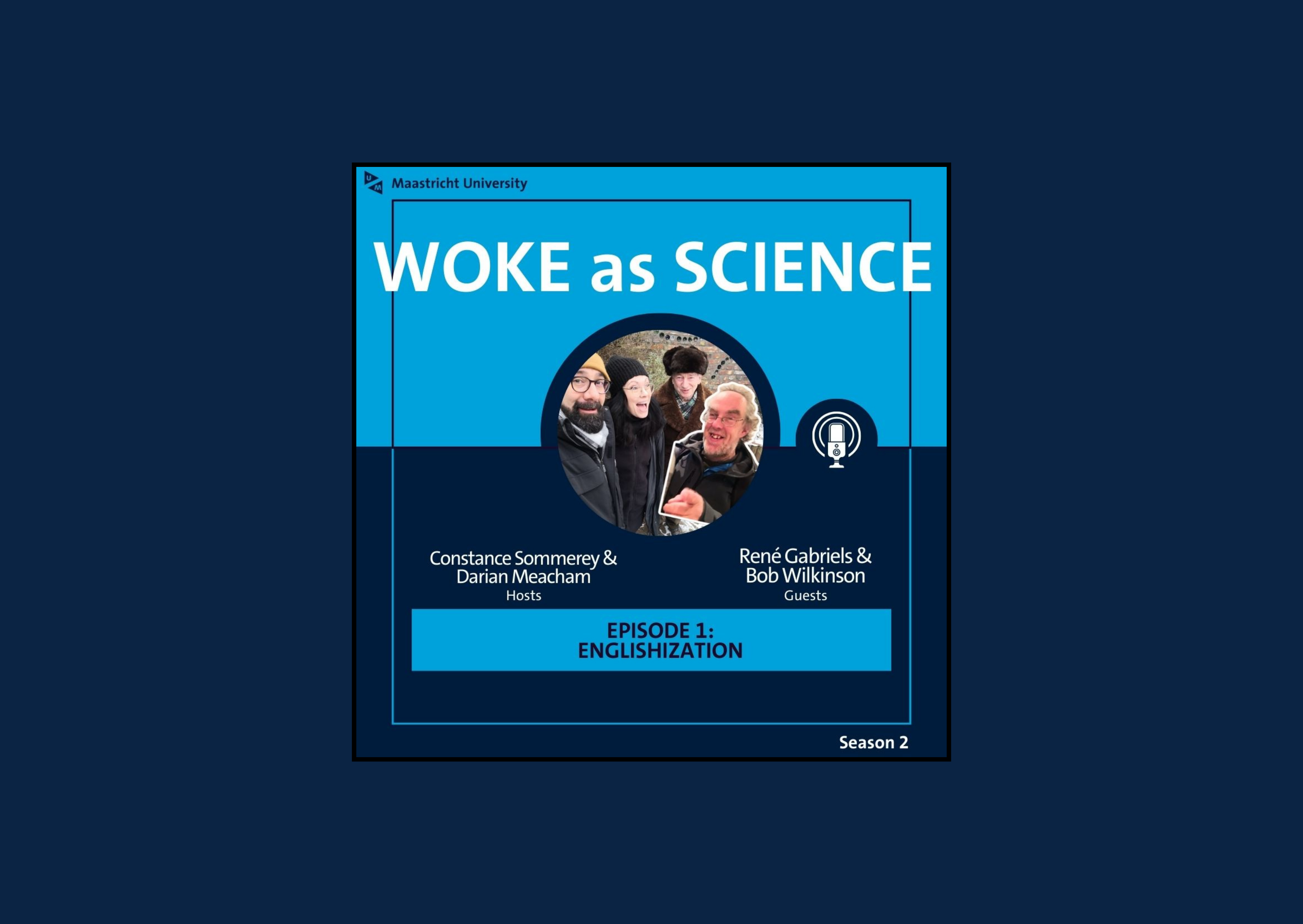 Woke as Science Season 2 Episode 1: Capturing a moment with hosts Constance and Darian alongside esteemed guests Rene Gabriels and Rob Wilkinson.