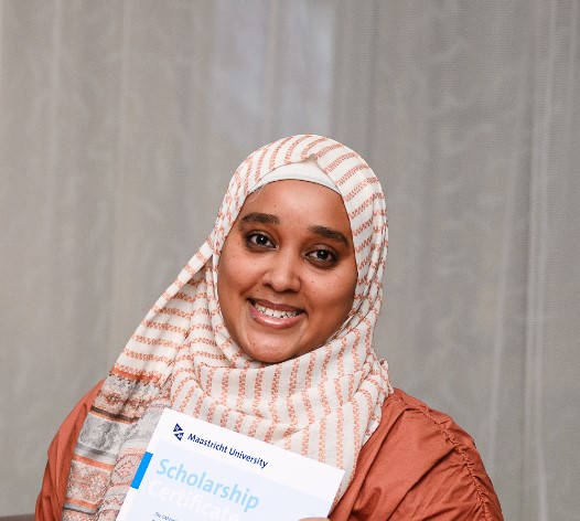 Suhad Malik Mohamed Elbadawi, awarded a Maastricht University NL-High Potential Scholarship