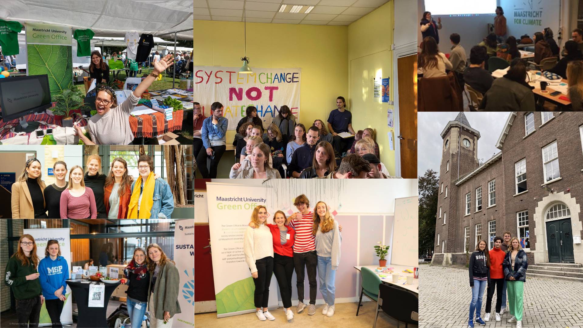Collage Green Office