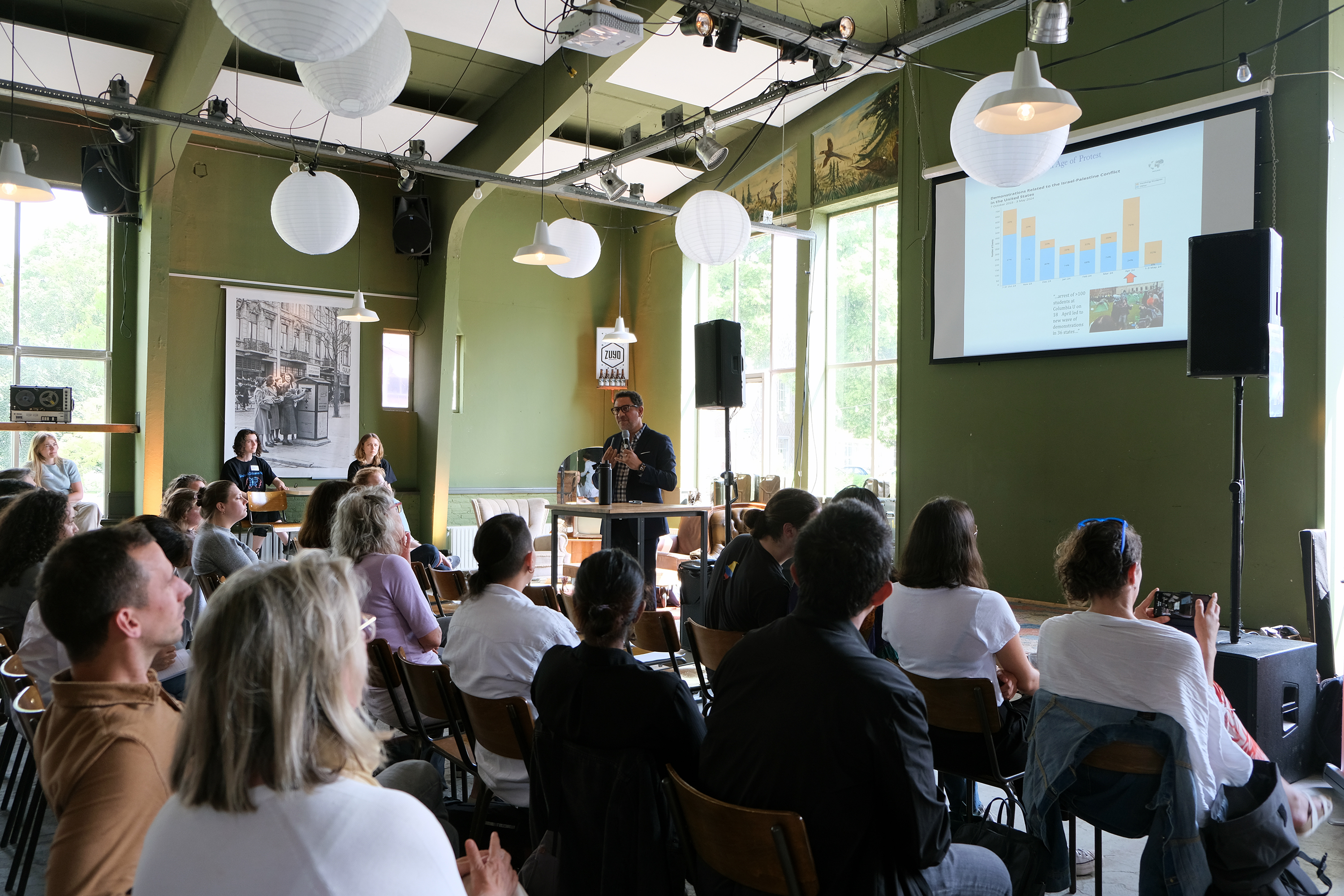 Prof. Colin Wayne Leach speaking at the 5th Global Citizenship Education 