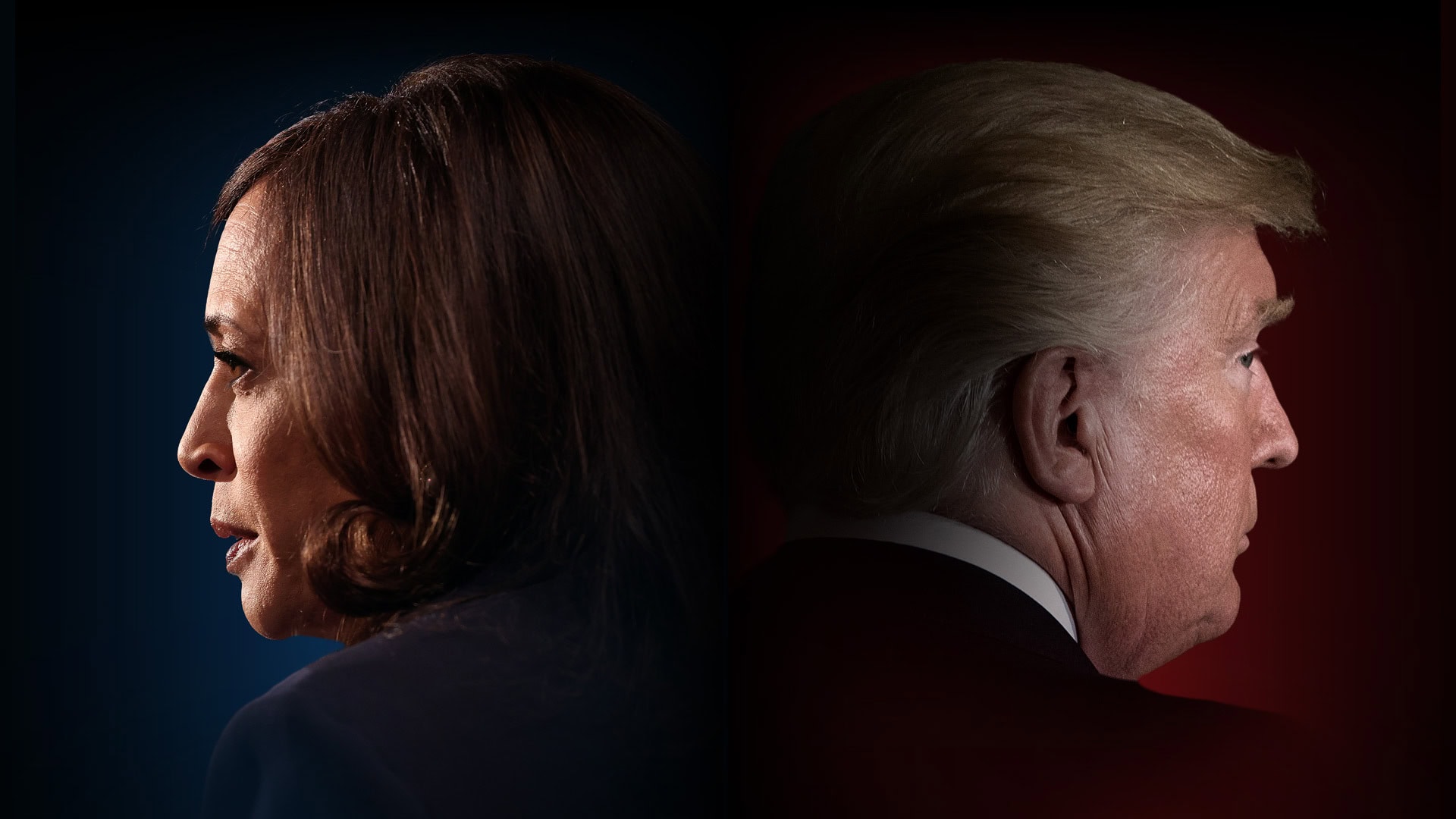Kamala Harris and Donald Trump