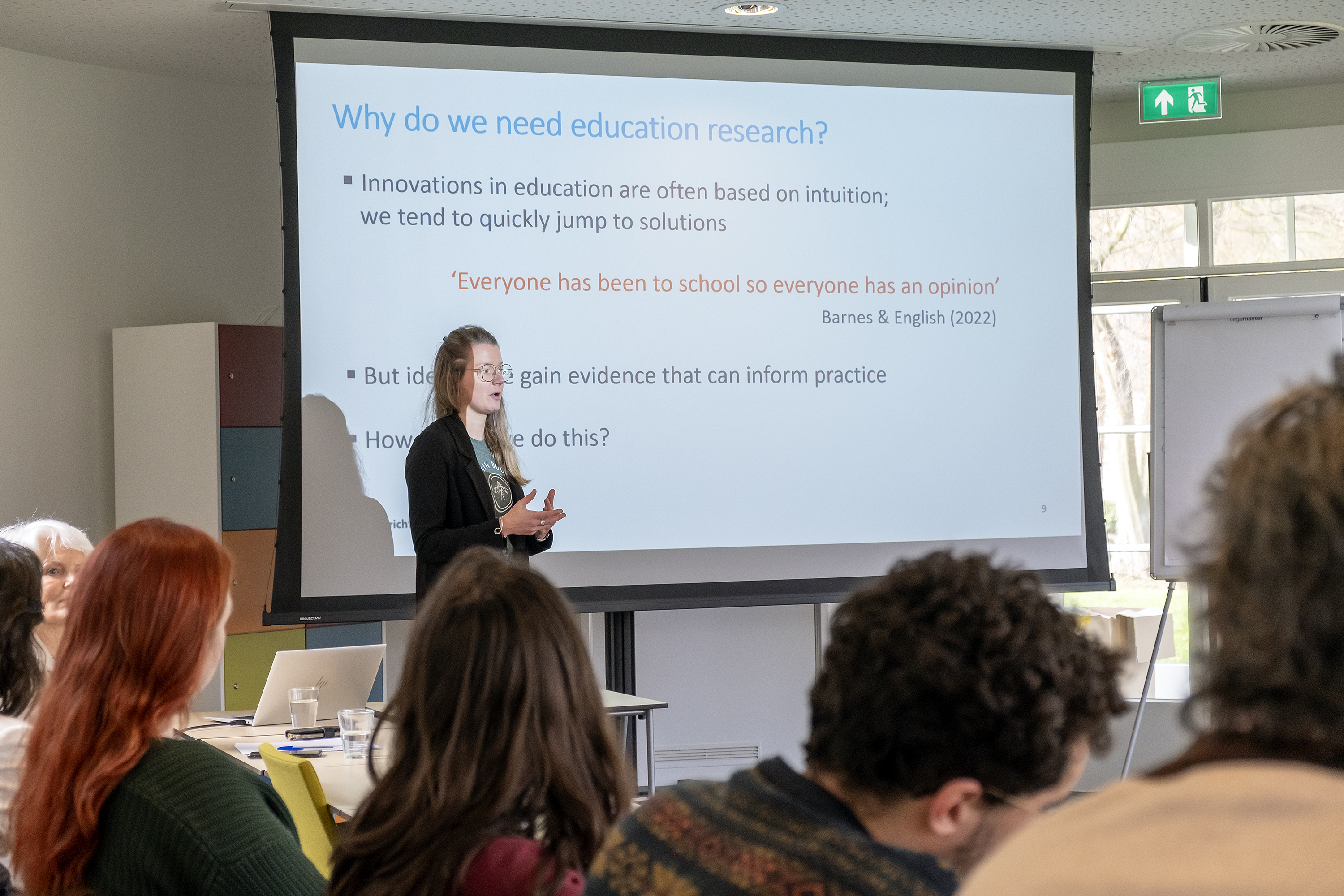 Education research workshop with Boukje Compen