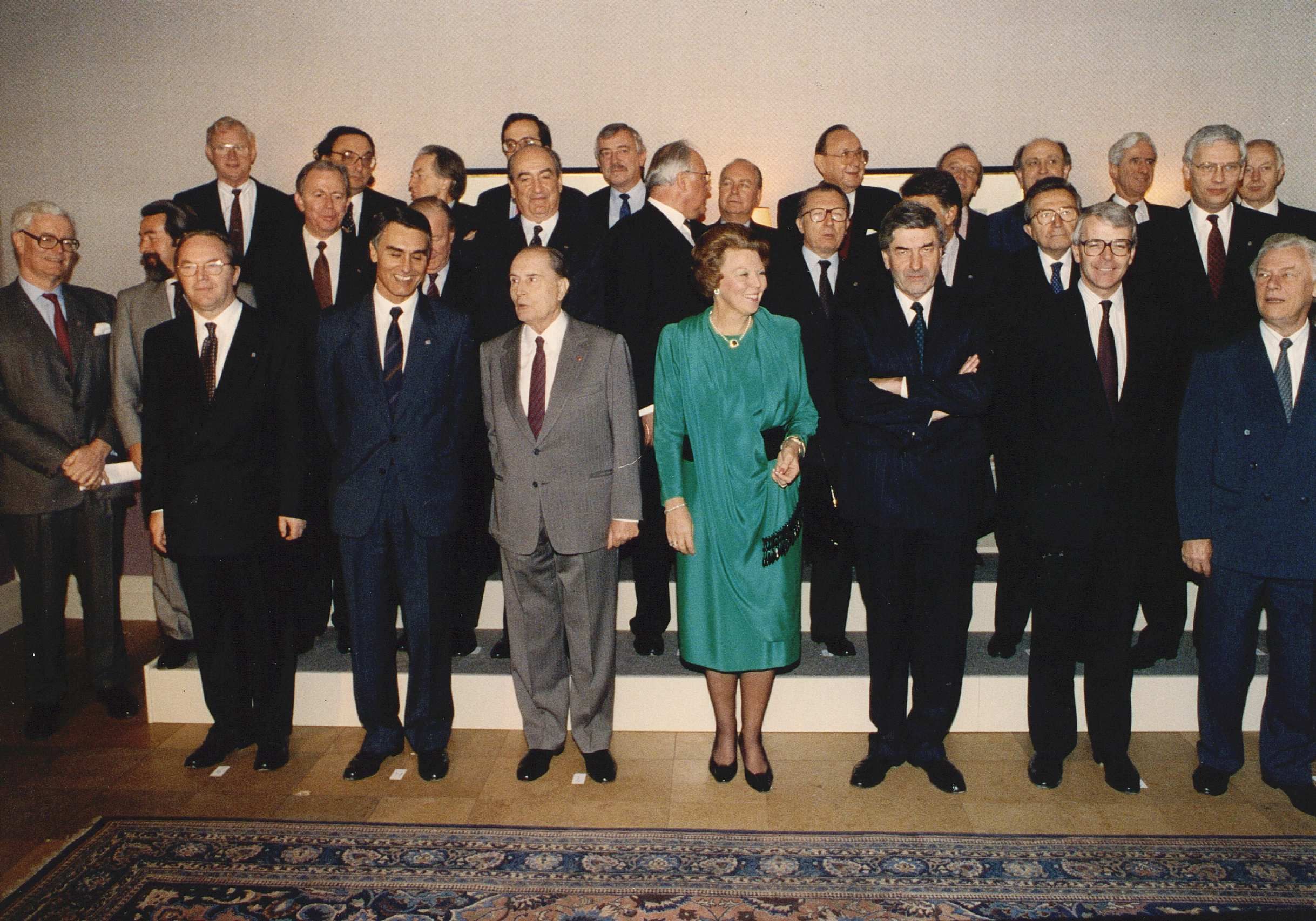 Beatrix tijdens Verdrag van Maastricht