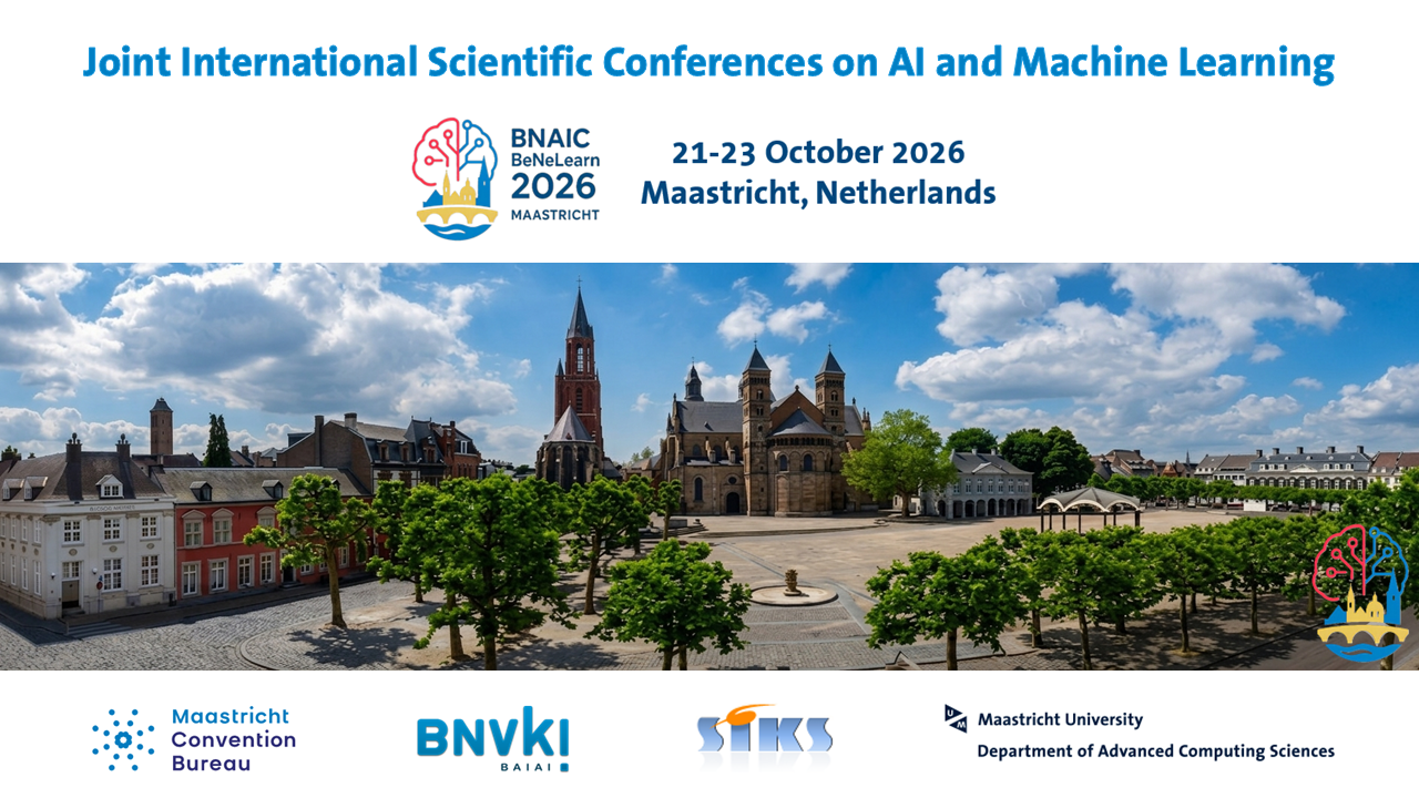 BNAIC/BeNeLearn 2026 poster logos big