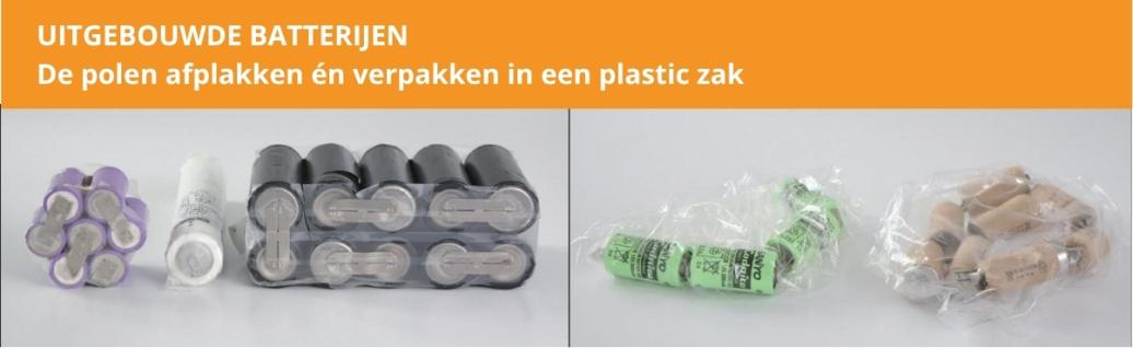 Uitgebouwde batterijen