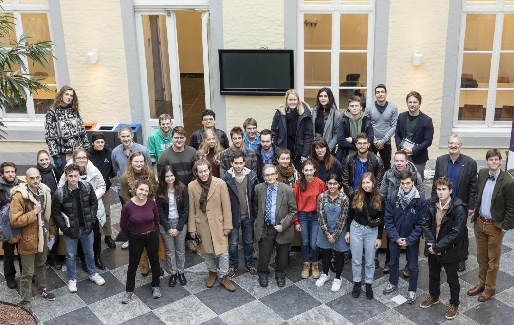 Group photo with sir Roger Penrose