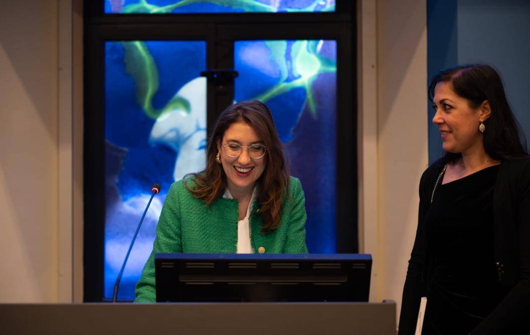 Cenay Akin during her PhD defence