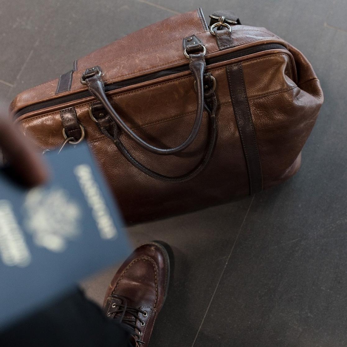 bag briefcase passport