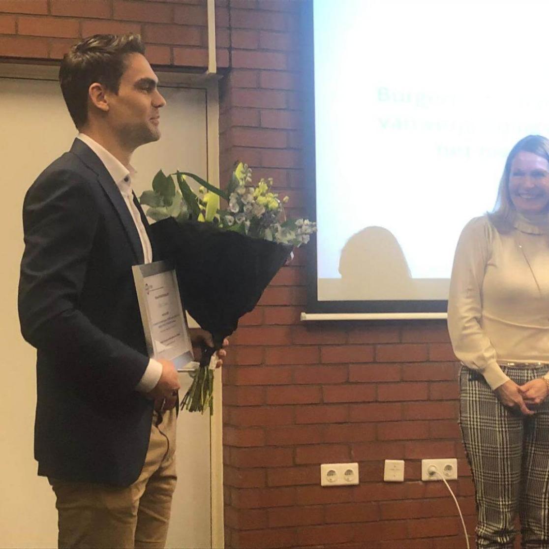 Ben Wijnen wins Best Article Award NVTAG
