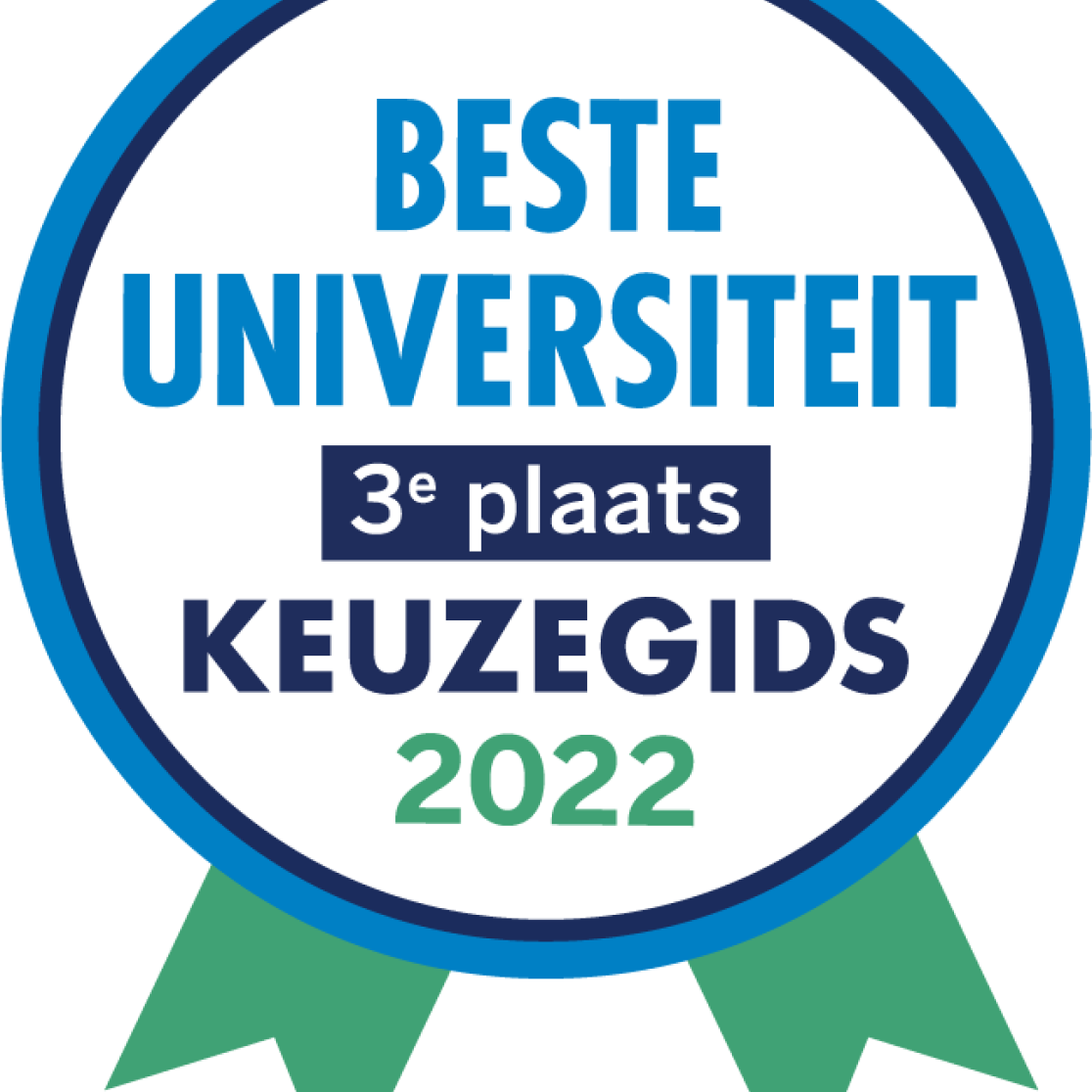Keuzegids beste universiteit 3e plaats