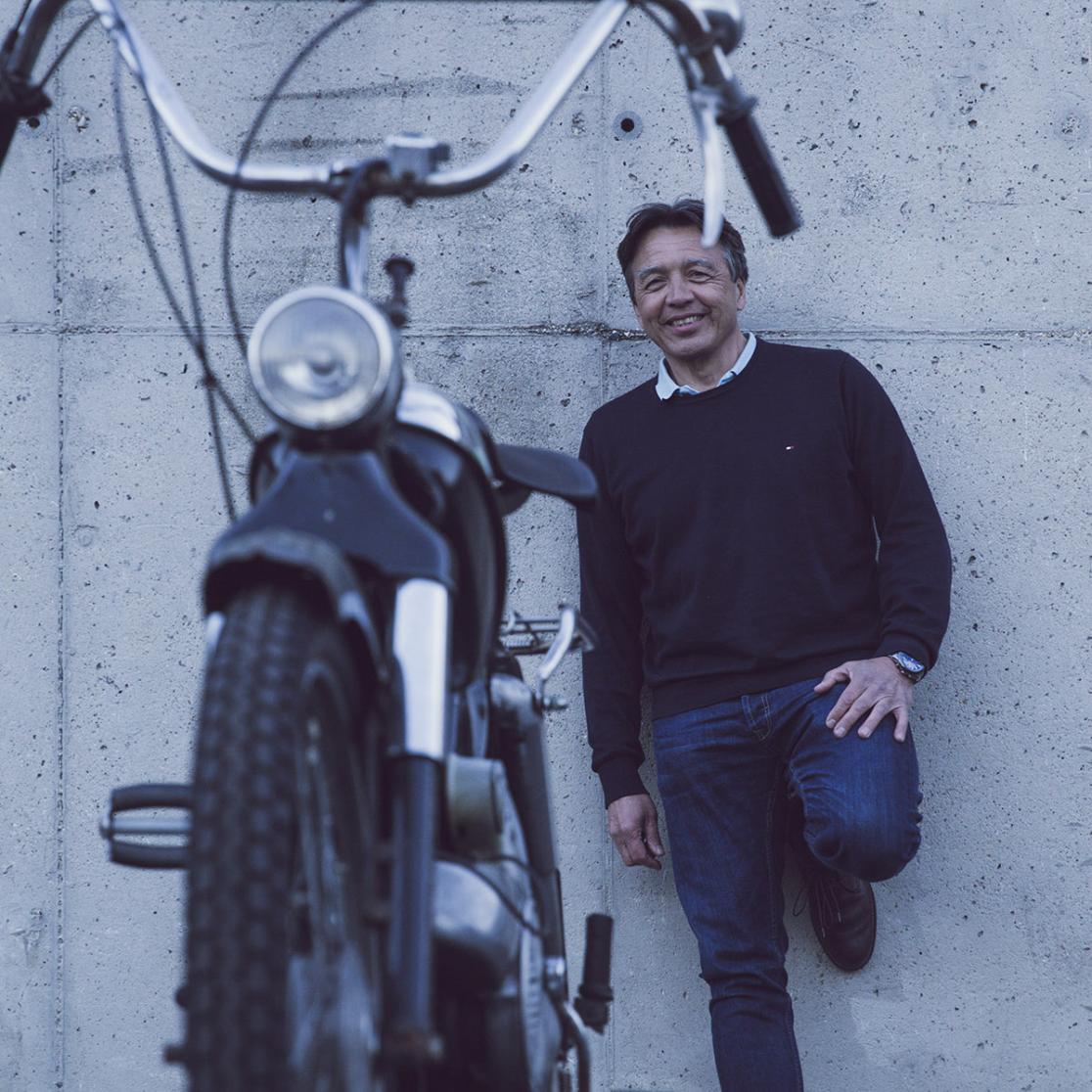Bing Tan and his Puch