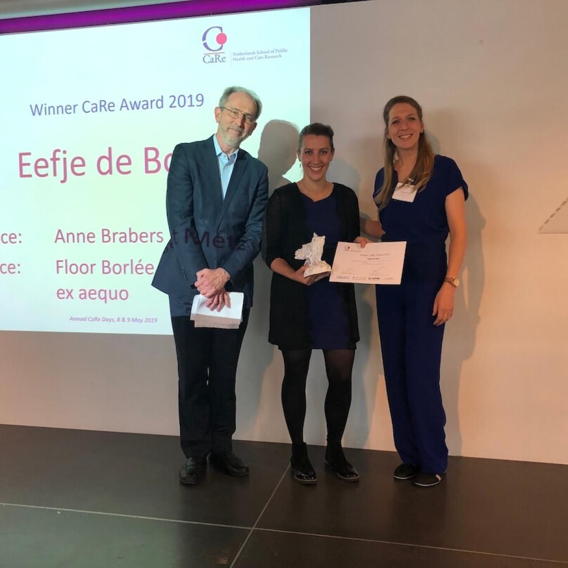 CaRe Award 2019 for Eefje de Bont